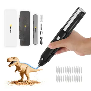 Cordless Ultrasonic Cutter 40,000Hz Ultrasonic Knife with Led Light Built-in Battery Neoblade 3 Mode Cutting Polishing Grinding C1 Ultrasonic Cutter for 3D Printing Prototyping DIY Projects