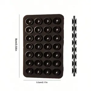 Silicone Suction Phone Card Holder – Wallet Stand for iPhone Android Gift