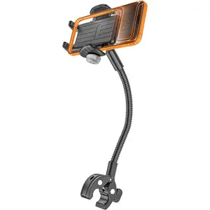 Gooseneck Phone Holder [Super Durable] Long Arm Cell Phone Mount Clamp for Treadmill, , , Spin , Gym , Boat, Mic Stand, Fit for 4~7"  17 16,  Smartphone