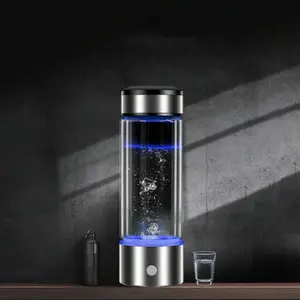 Portable hydrogen rich water bottle