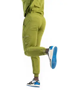 Men's Olive Jogger Scrub Pants