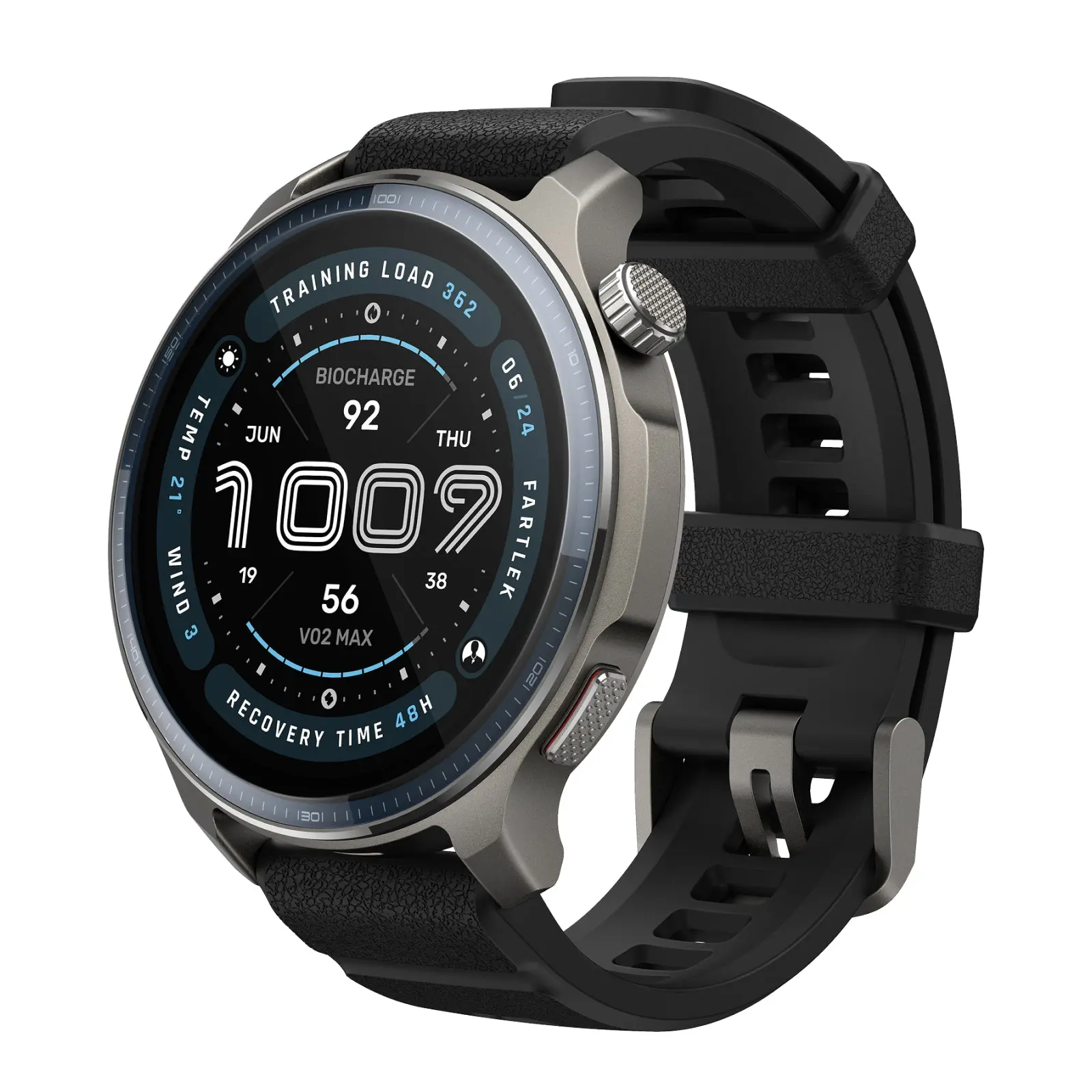 Amazfit Balance 2 Smart Watch 47mm 1.5" AMOLED Sapphire Glass, Offline Maps, Dual Band GPS, 21 Days Battery, 170+ Sport Modes, Hyrox & Golf Mode, Heart Rate & Sleep Tracker for Android & iPhone
