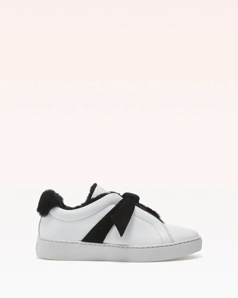 Clarita Sneaker Shearling Black