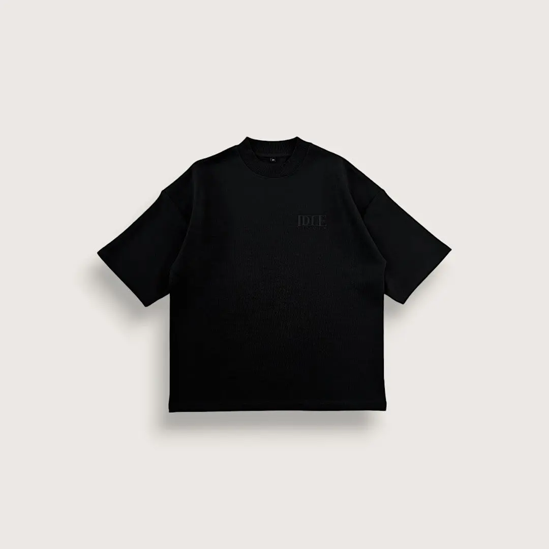 Idle Oversized T-Shirt - Jet Black