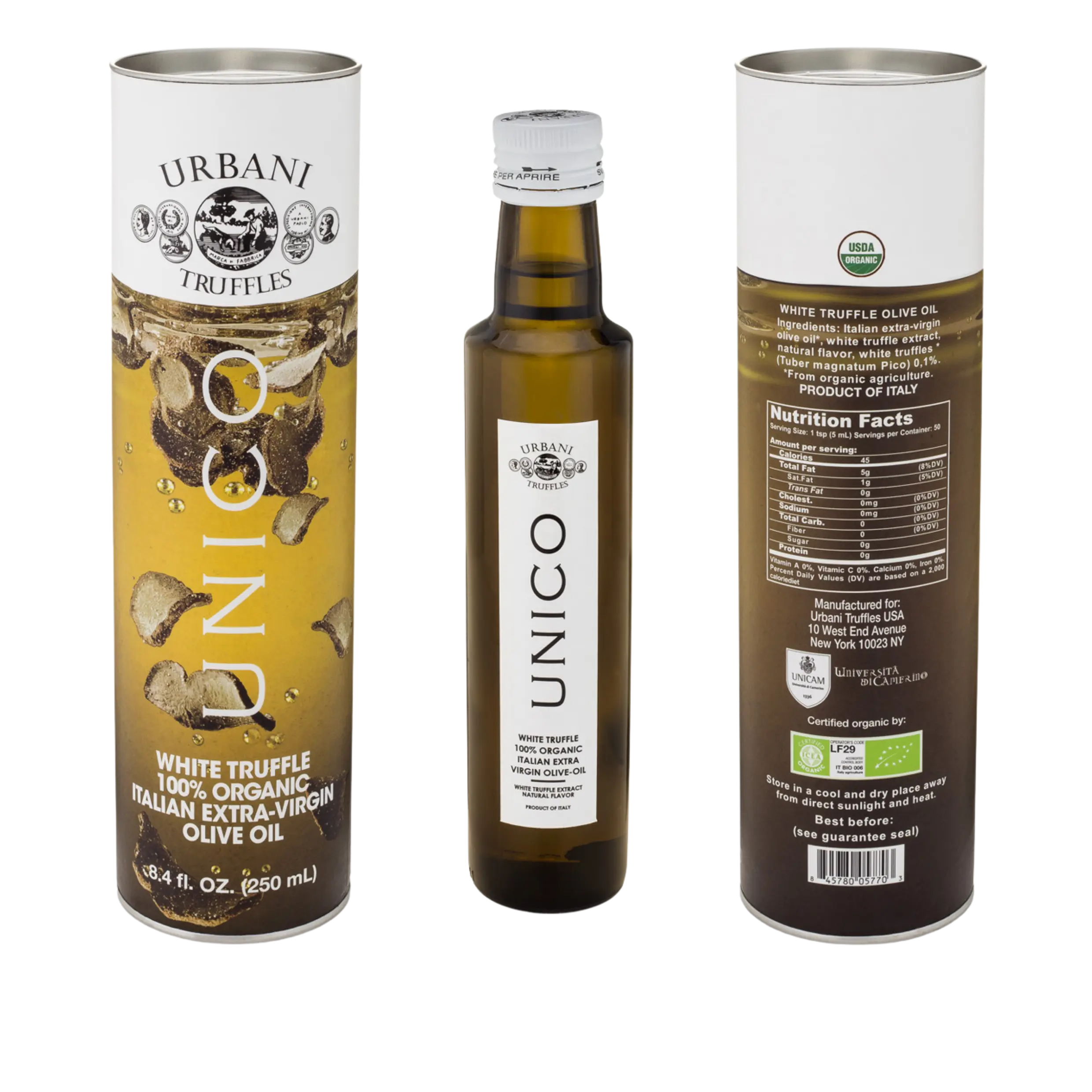 Organic UNICO White Truffle Oil 8.5 fl oz