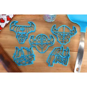 Helltaken Cookie Cutters Set 3 - Beelzebub, Glorious Skeleton, Loremaster, Skeleton, Subject