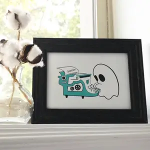 Bernard the Ghost Art Print- PostCard
