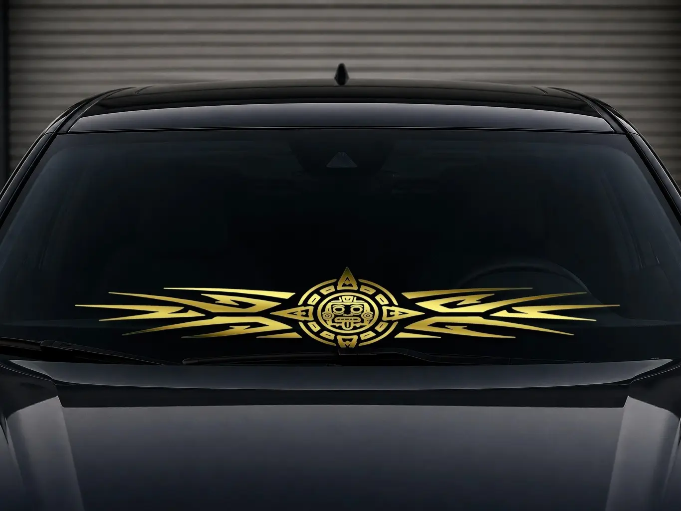 Tribal Aztec Decal Banner for Cars, Trucks, Windshield, High Quality Vinyl Graphic Sticker Waterproof