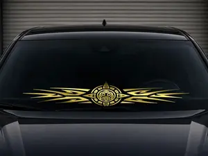 Tribal Aztec Decal Banner for Cars, Trucks, Windshield, High Quality Vinyl Graphic Sticker Waterproof