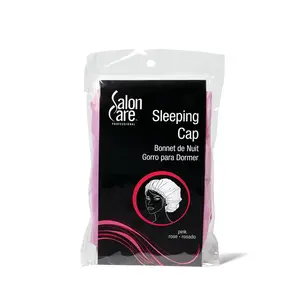Salon Care Pink Satin Sleeping Cap