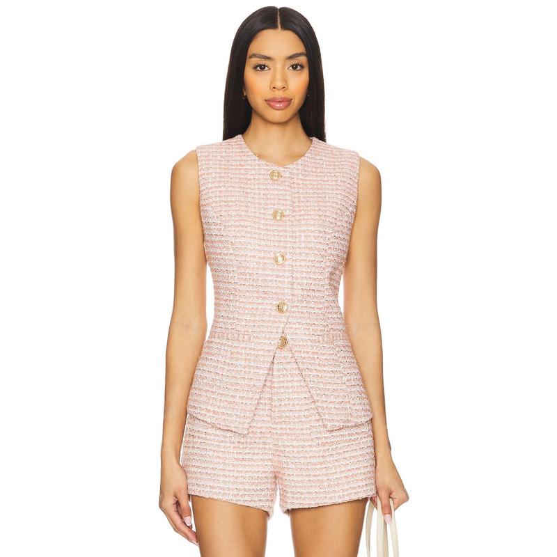 HEARTLOOM Emerson Vest in Rose