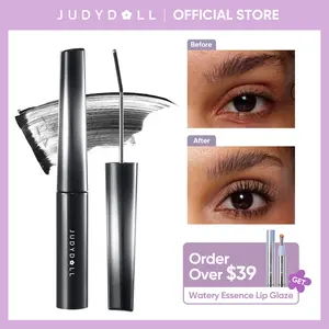 JUDYDOLL PRO 3D Curling Eyelash Iron Mascara, Curling Effect, Long-Lasting Wear, Volumizing Formula, Easy Application, Smudge-Proof, Water-Resistant, Makeup, Cosmetics, The Perfect Holiday Gift, Valentines Day Gift, New Year