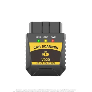 Wireless OBD2 Scanner, Car Diagnostic Tool with Auto Connect, Engine Fault Code Reader, Data Stream & Battery Voltage Check for iOS Android