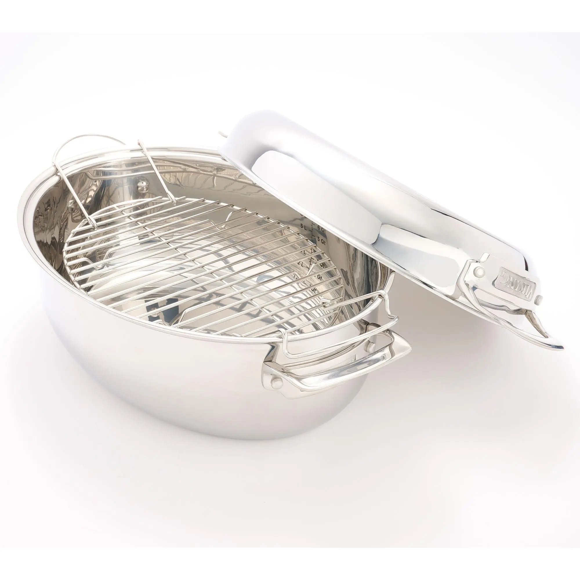 Viking 3-in-1 Tri-Ply Stainless Steel 8.5-qt Oval Roaster