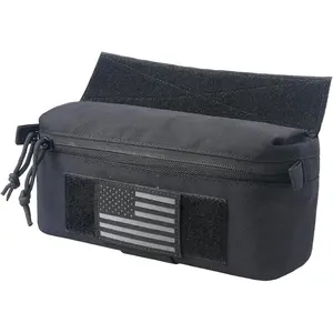 Tactical Dump Drop Pouch, Dangler Pouch Utility Tool Pack Sub Abdominal Carrying Bag EDC Pocket Organizer Accessories for Plate Carrier Chest Rig