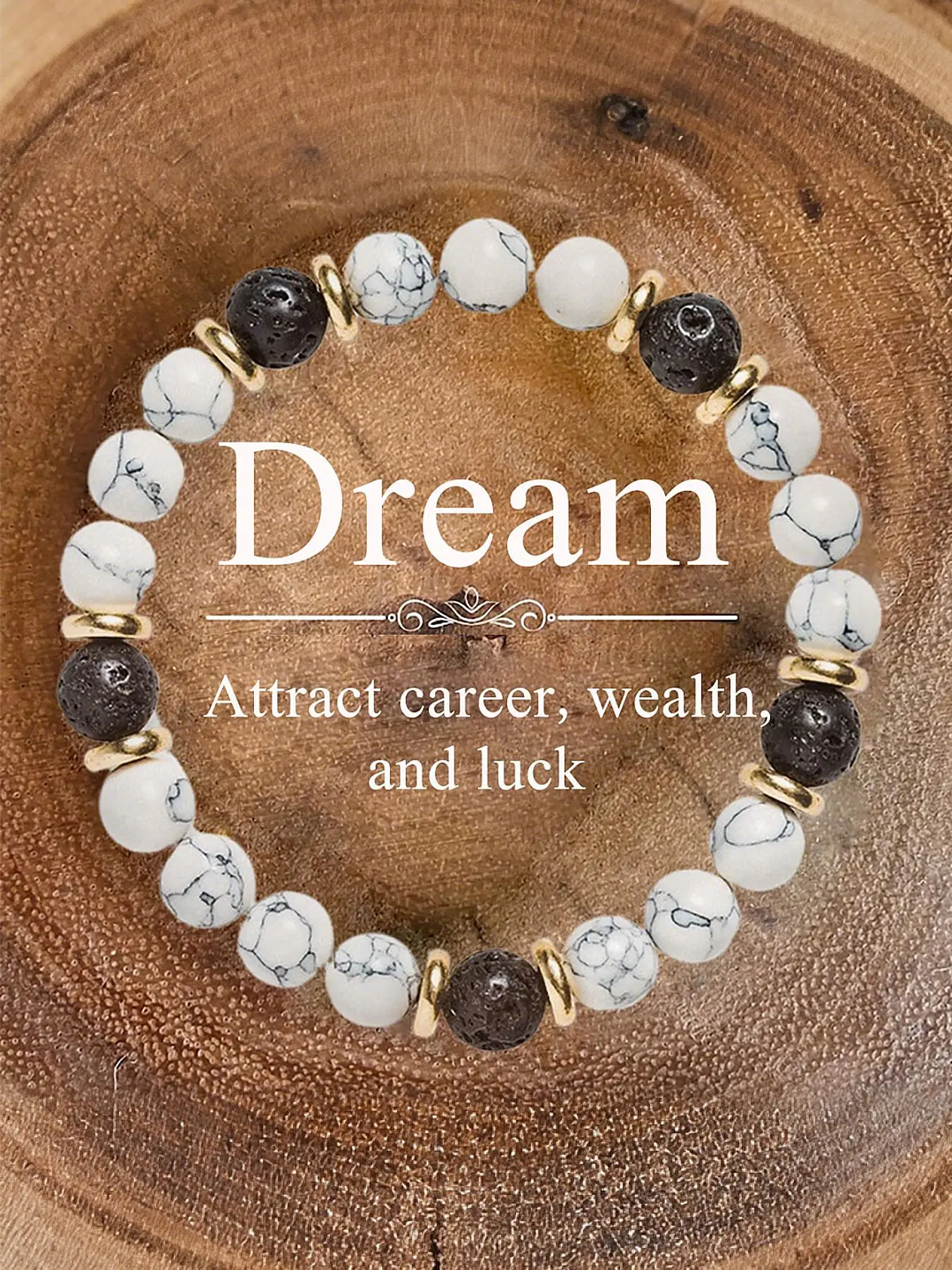 Turquoise & Volcanic Stone Beaded, Fashionable Jewelry for Women & Men, Trendy All-match & Exquisite Jewelry for Birthday Gift, Original Bracelets, High Quality Bracelet, Premium Bracelet