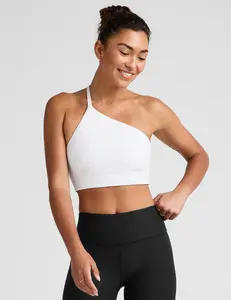 Spacedye One Shoulder Long Line Bra