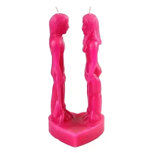 Pink Face to Face Candle — Sweet Love and New Romance