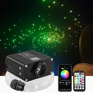 Starlight Headliner Kit, Upgraded Compact Size 16W Twinkle Fiber Optic Lights Kit, 200 count*0.03in*6.5ft  Star Roof Lights with APP/Remote Control