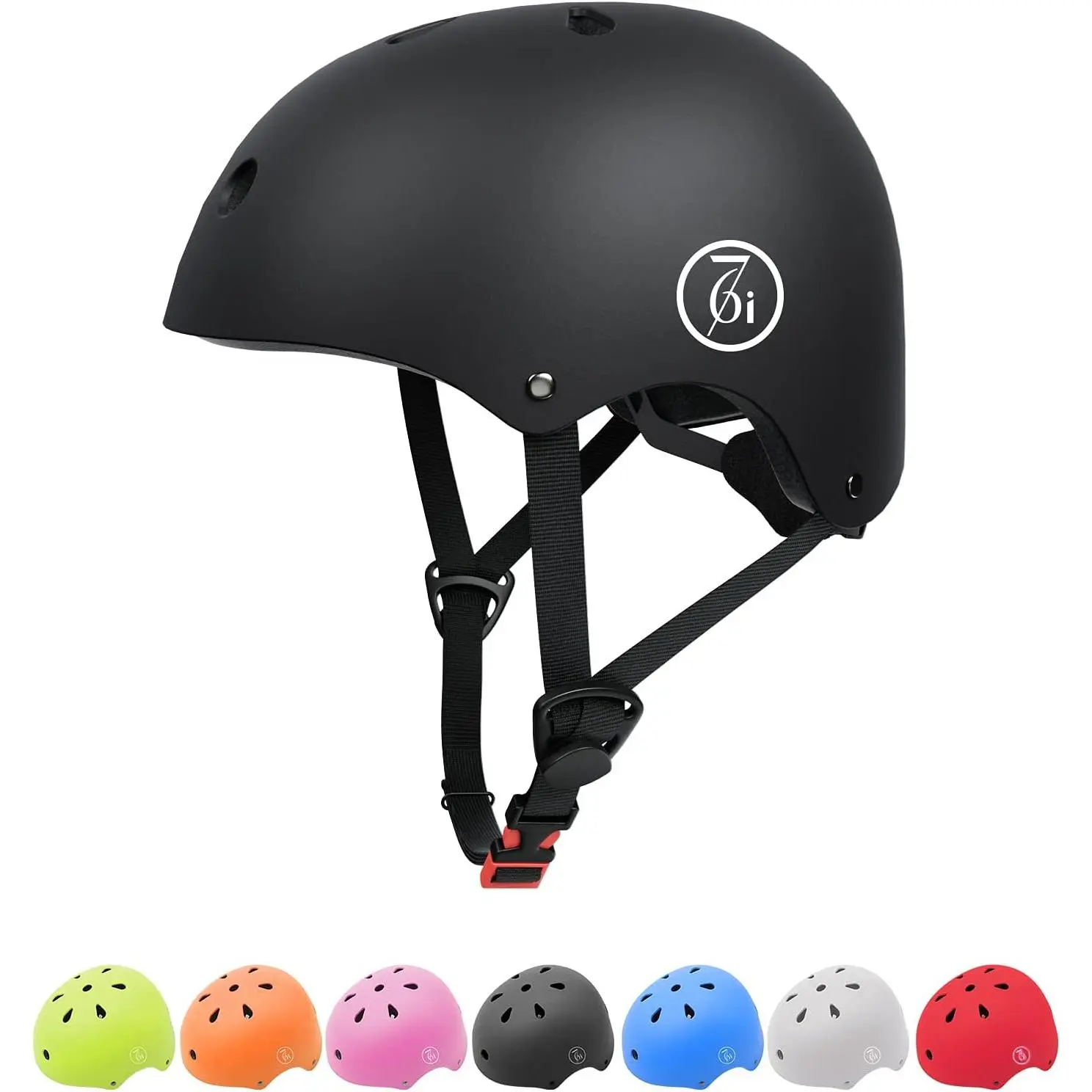 Bike Helmet Skateboard Helmet for Adult Cycling Bicycle Scooter Helmets for Men Women Adjustable Roller Skate Helmet for Multi-Sport Bicycle Scooter Inline Rollerblading Cycling Skateboarding