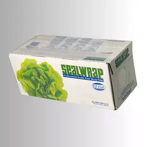 AEP PRO SEALWRAP Food Cling/Wrap Film 12" x 2000' with EZ-Cut Blade, PVC, CLEAR
