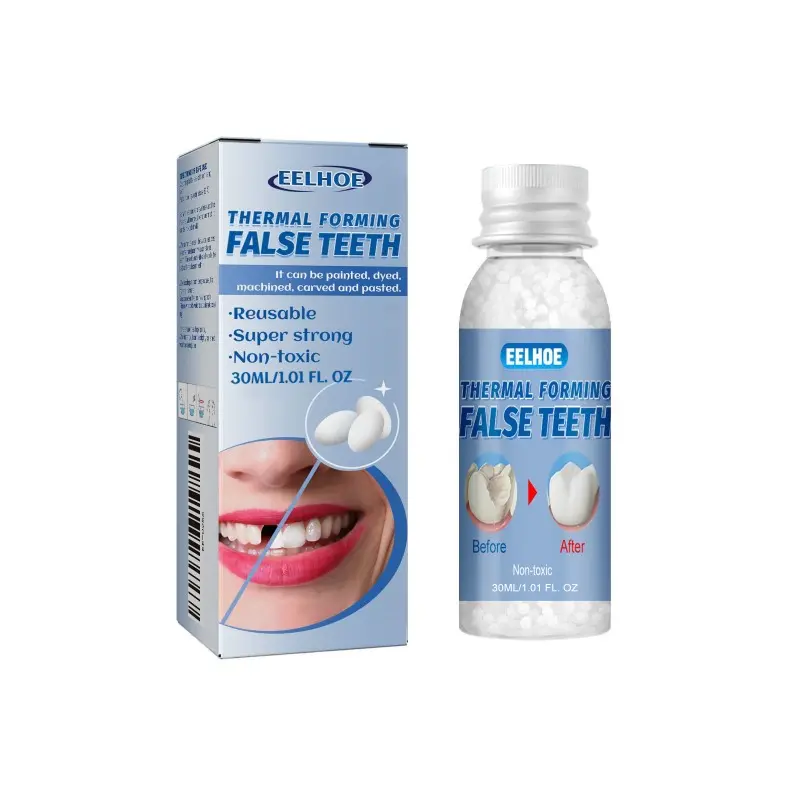 EELHOE Shaping Teether Film and Television Makeup Denture Modification Temporary Filling, Teether, Dental Hole Gap Filling