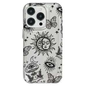 Custom Pattern Ultra‑High Transparent TPU Phone Case, Shockproof Anti‑Yellowing Perfect Seamless Fit Protective Case