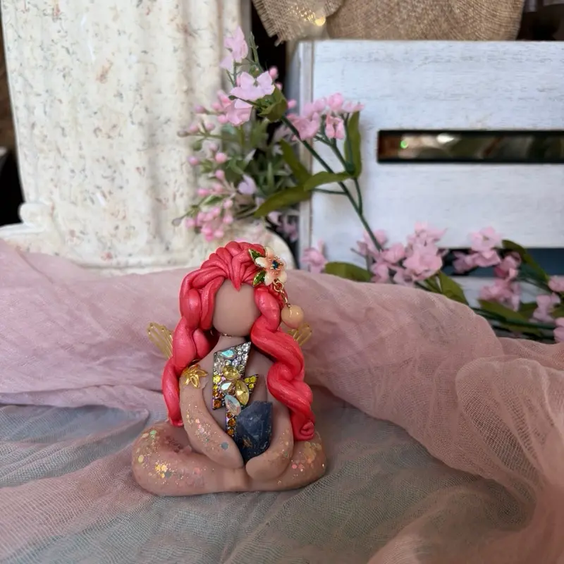 Handmade Goddess Statue - Decorative Spiritual Figurine for Home Altar, Gift for Women