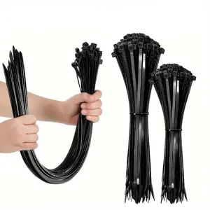 Cable Ties, Water-resistant Nylon Zip Tie Straps, Industrial Cable Management, Non-slip & Break Resistant Cable Ties for Home, Office, Heavy Wire