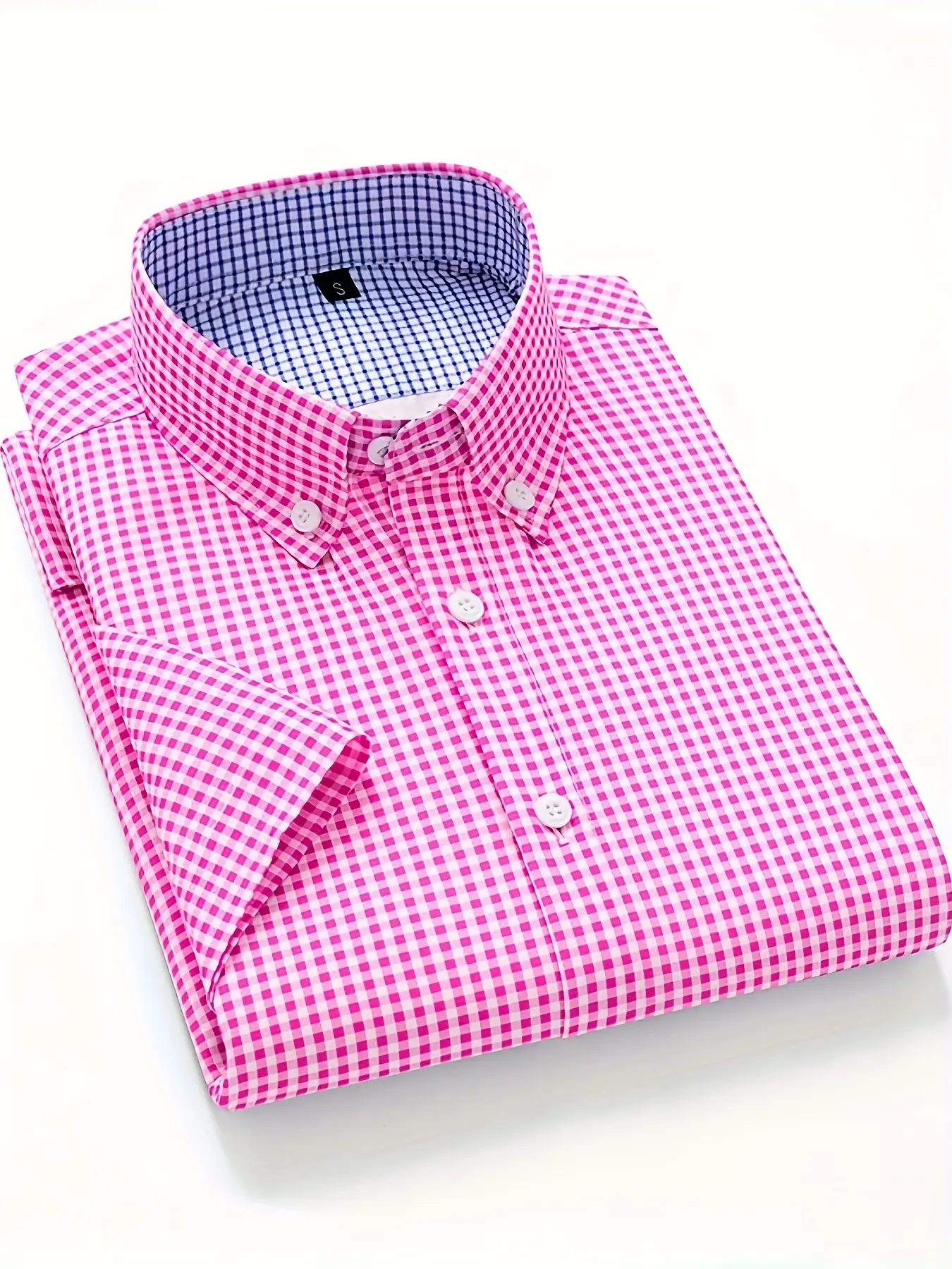 Summer men's casual short-sleeved shirt Daily versatile shirt, comfortable and breathable, suitable for commuting and dining out