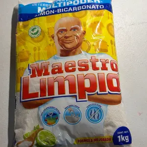 Mr. Clean Maestro Limpio Multipoder Mon-Bicarbonato Formula Mejorada 1kg Detergente Potente