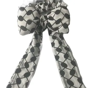 Palastinian Kufiya Scrunchy with bow