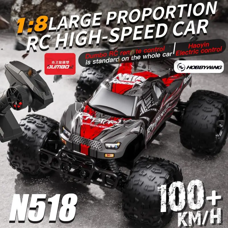 サーペントライジンXSR711 THE UTOPIAN BLASTER HOSHI N518 1:8 Scale Brushless Monster Trucks, 62+MPH High Speed