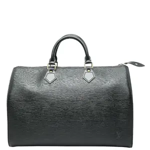 Pre-owned Louis Vuitton Calfskin Shoulder Bags Speedy35 Epi Boston Bag