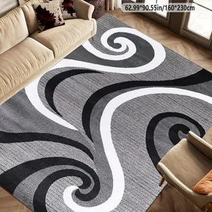 Fashion, modern and simple wind Abstract Area Rugs, Modern Abstract Rug, can be machine-washed. Home decoration sofa coffee table mat bedside mat dining table mat kitchen study home carpet mat.