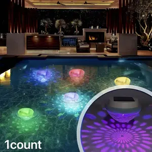 Solar Floating Pool Light, Outdoor Lawn Lamp, Garden Party Decor, Solar Backyard Light, Ground Pool Pond Lighting, Outdoor Decoration