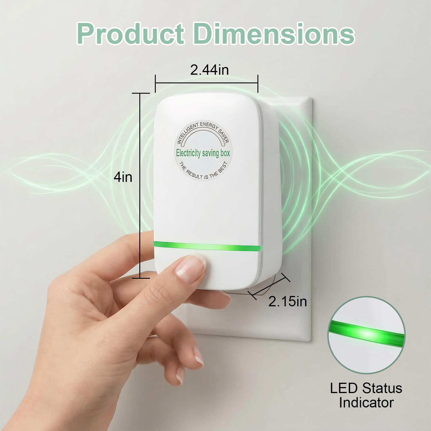 #Summervibes 2026 Updated Plug-In Power Box Equipped with US Plug,Universal Wide Voltage Design,Global 90-250V AC Input Compatible, Multi-Scene Portable Power Adapter for Home & Outdoor Use