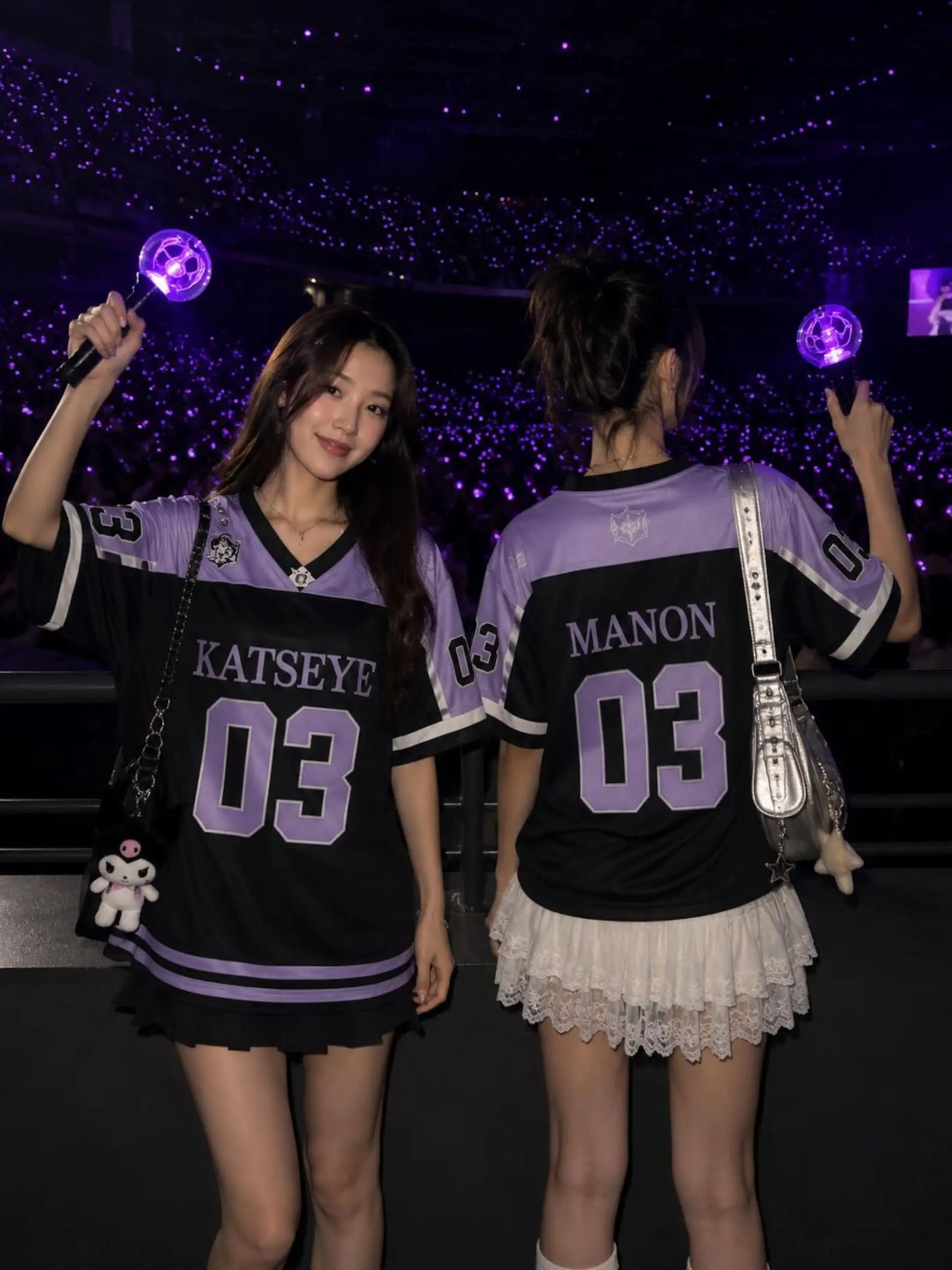 Custom KATSEYE Jersey | Personalized Name & Number Kpop Concert Shirt | Unisex Hockey Jersey | Gift for Pop Fans