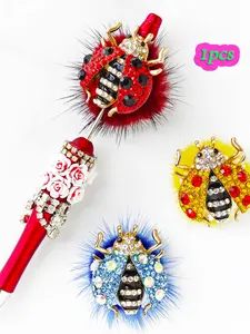 DIY Seven-Pointed Beetle Bead Pendant Necklace, Creative Gift Idea, Handmade Jewelry Making Supplies, Unique Accessory for Women & Girls, Beads Charms Accessories, Diy With Charms, Diy Jewelry Decoration