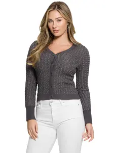 GUESS Female Josie V-Neck Cardigan Sweater
