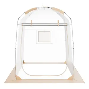 TikTokShopBlackFridayVEVOR Sports Tent Instant Tent Shelter Weather Proof 1 Person Clear Bubble Tent