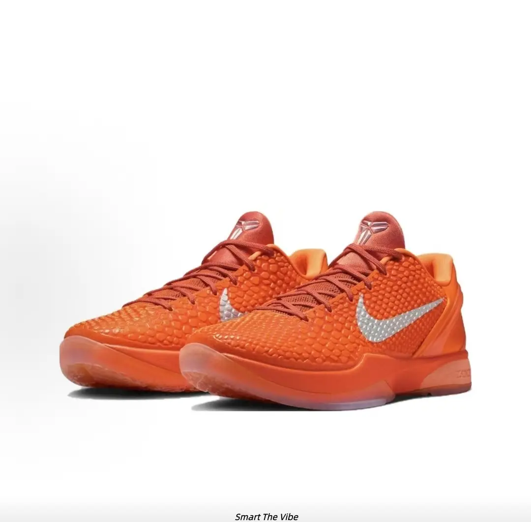 All Orange Mesh Silver Contrast Performance Basketball Sneakers Breathable Lightweight Daily Court Sports Shoes For Men Women