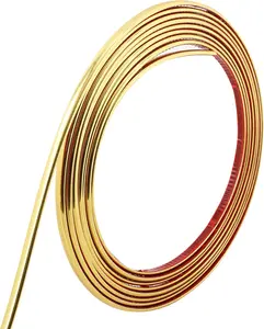 16.4ft Peel and Stick Molding Trim, Flexible Mirror Wall Ceiling Floor Cabinet Tile Edge Moulding