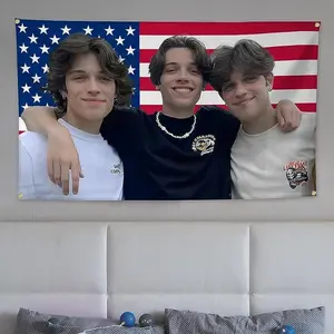 Sturniolo Triplets Banner 3×5 FT for Outdside Yard Sign House Party College Dormitory Interior Decorations Garden Flags  Outdoor Gifts