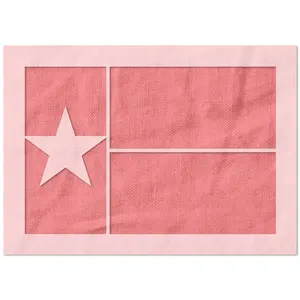 Texas State Flag Stencil