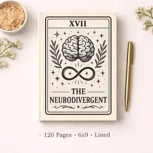 Neurodivergent Journal | 6x9 Lined Notebook | Mental Health & Self Reflection Gift
