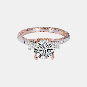 【18】Verona Synthetic Moissanite Ring - Timeless Classic, Engagement & Anniversary, Stunning Design, High-Quality Craftsmanship, Elegant Jewelry