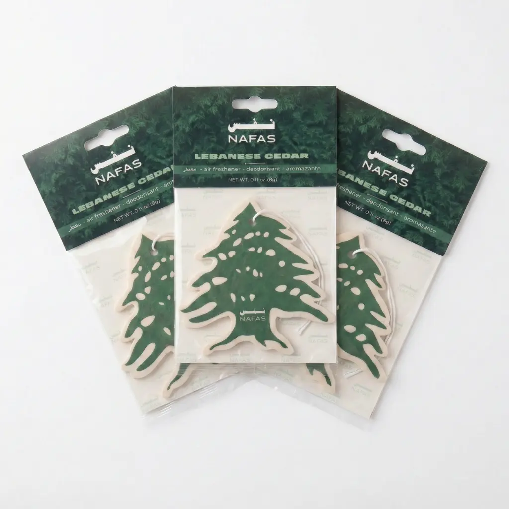 Lebanese Cedar Air Freshener + Sticker Pack