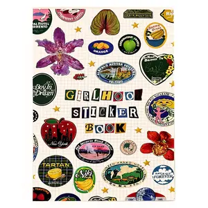 2026 New Girlhood Sticker Book Includes 1260+ Retro-Style Stickers,Cute Illustration Stickers,DIY Scrapbook Supplies, Scrapbook Materials,Vintage Girls’ Generation Inspired Stickers,DIY Creative Gifts for Teens & Gifts for Mother's Day