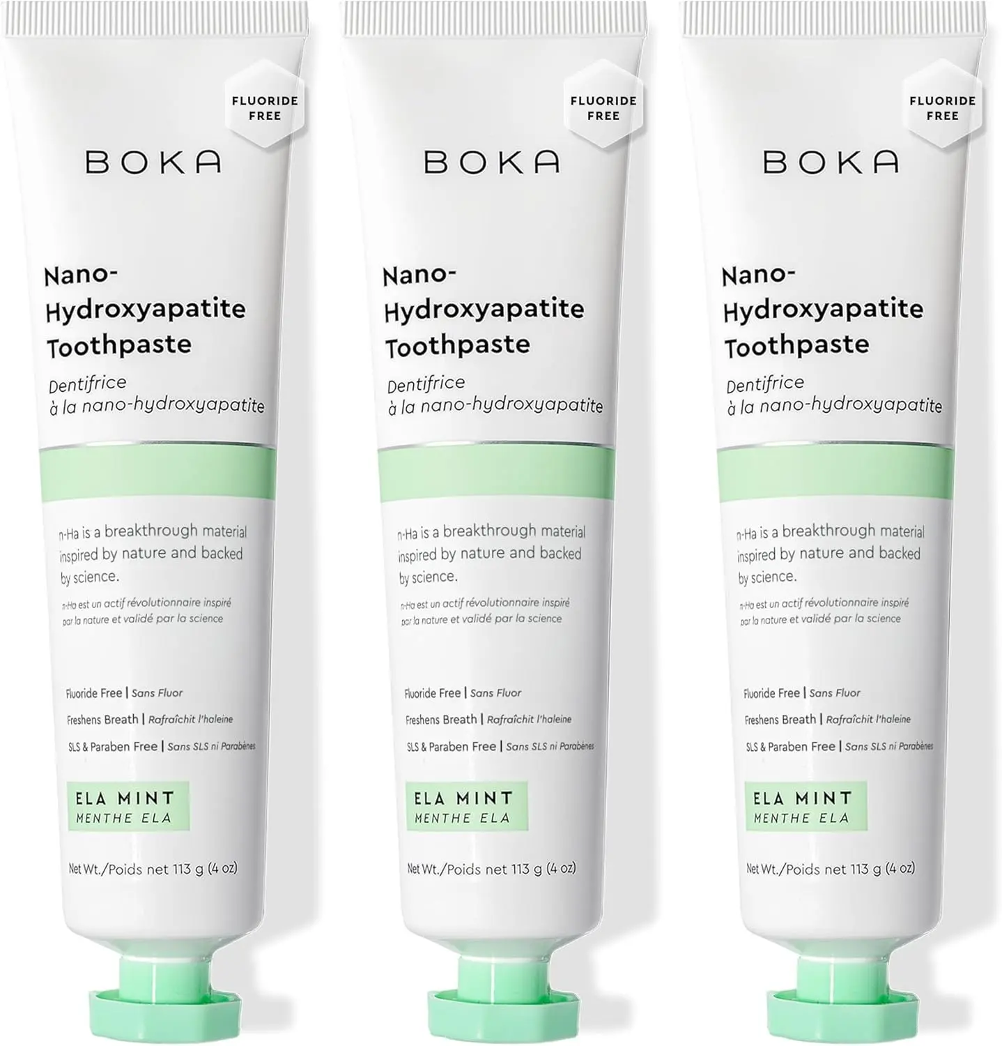 Boka Toothpaste - Nano Hydroxyapatite Toothpaste, Fluoride Free Toothpaste